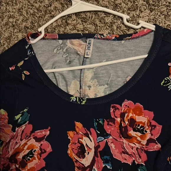 Floral Long Sleeve Dress - Picture 2 of 3